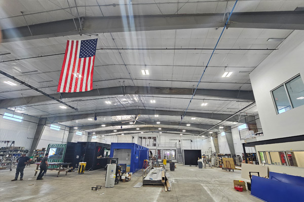 Inside of a warehouse